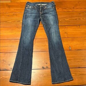 True Religion Jeans - Low Rise Flare Twisted Leg - Size 27